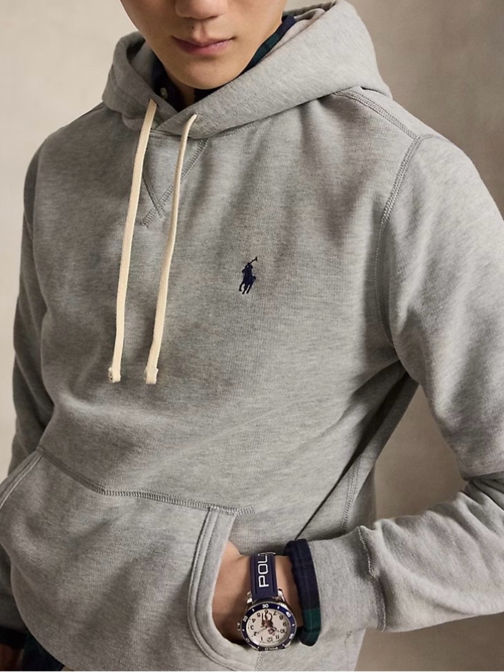 Polo by Ralph Lauren Men's The RL Fleece Hoodie Grey